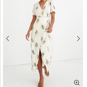 Madewell floral maxi midi dress in classic corsage